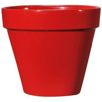 Pot Bigband coloris tomate : Ø 15 cm