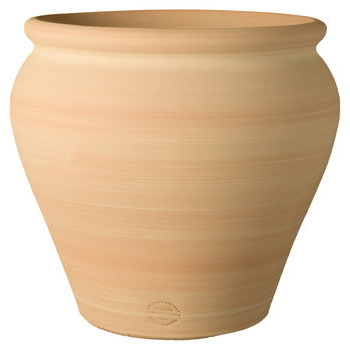 Jarre en terre cuite claire Ø 32 x H. 36 cm