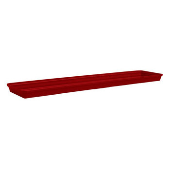 Soucoupe rectangulaire Romeo, rouge : L58,5cm