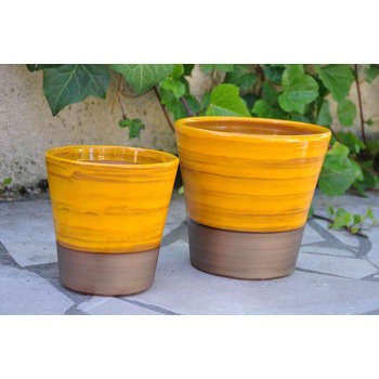 Pot d'intérieur Odyssée, coloris Ibiza Sunshine Ø