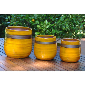 Pot d'intérieur Saint-Tropez, coloris Ibiza Sunshi