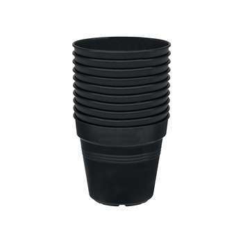 Pot de culture Provence en plastique injecté noir