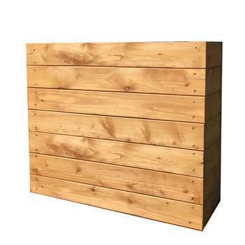 Bac City Haut, en mélèze huilé 100% FSC L. 80 x 29