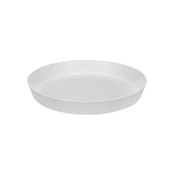 Soucoupe Loft Urban ronde en plastique blanc - D.