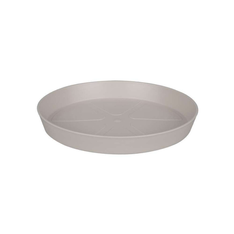 Soucoupe Loft Urban ronde en plastique gris - D. 2