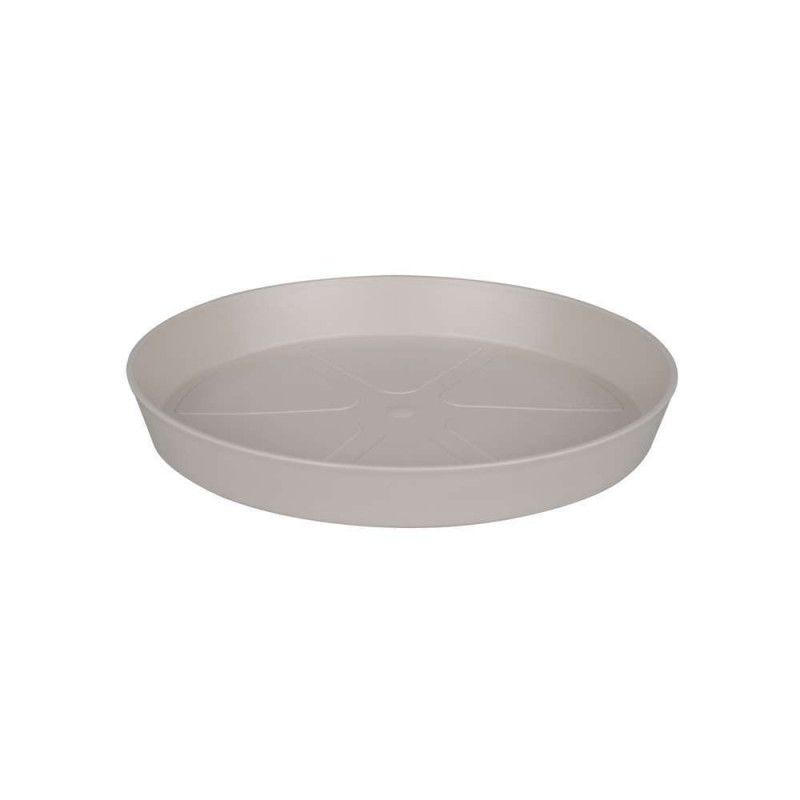 Soucoupe Loft Urban ronde en plastique gris - D. 2