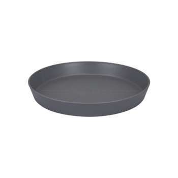 Soucoupe Loft Urban ronde en plastique anthracite