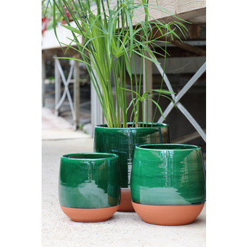Pot d'intérieur Saintropp en terre cuite émaillée,