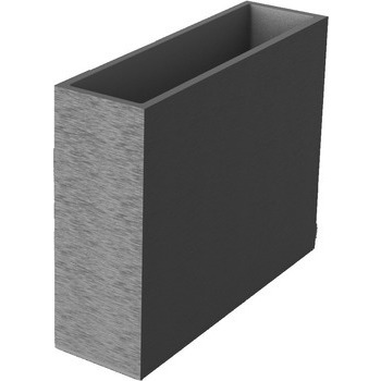 Muret Loft Graphit : anthracite, L.99,5 cm