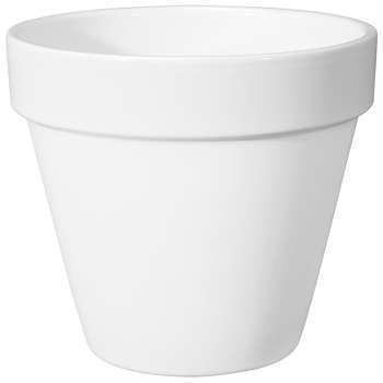 Vase Bigband en terre cuite epoxy, coloris coton D
