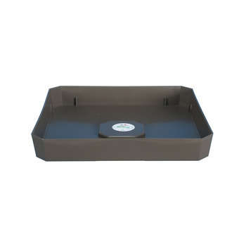 Plateau Soleilla carré en polypropylène 100% recyc