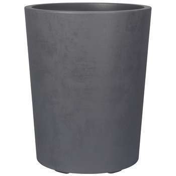 Pot vase Millénium en plastique injecté anthracite