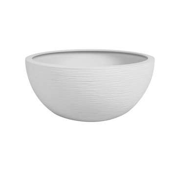 Vasque Graphit Up ronde en plastique blanc cérusé