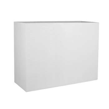 Pot Loft L Graphit en plastique injecté blanc céru