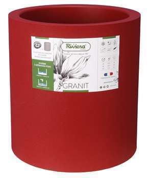 Bac Granit rond 40 en polypropylène 100% recyclabl