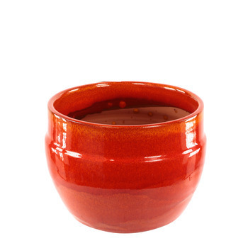 Pot Austral: terre, orange/rouge, d.20cm