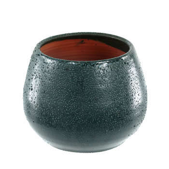 Pot d'intérieur Cancale Blue Wave D. 17 x H. 17 cm