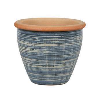 Pot SP-Pot 22B : bleu, d.38xh.32cm