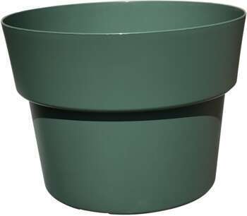 Pot : vert, h.30xd.38cm