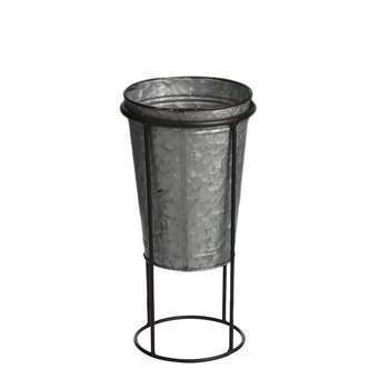 *CP/POT + SUPPORT ZINC ARGENT MM