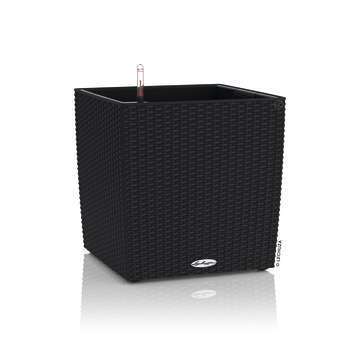 Pot Cubico Cottage 30 - kit complet, noir graphite