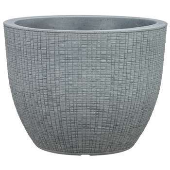 Pot Barcéo stony grey - Ø30 cm