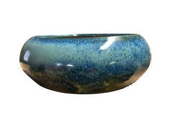 Coupe d'intérieur Plume Blue Wave D. 20 x H. 9 cm