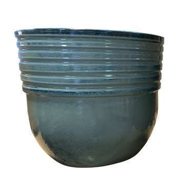 Pot d'intérieur Massaya Blue Wave D. 34 x H. 31cm