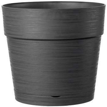 Pot Save R anthracite à réserve d'eau Ø25 cm