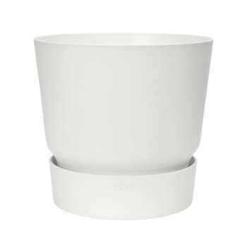 Pot Greenville rond 20cm blanc