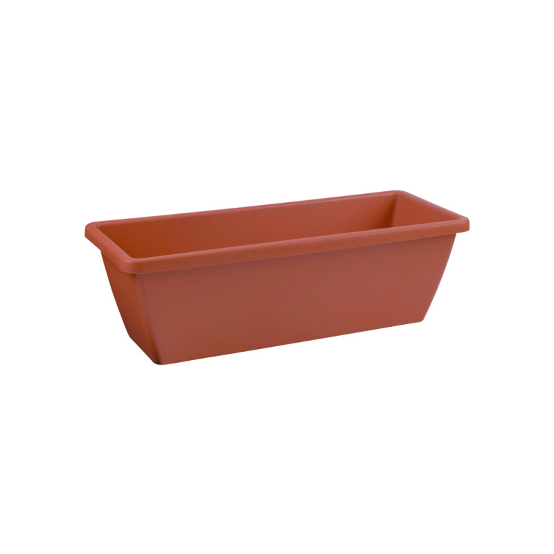 Jardinière Barcelona en plastique, couleur terre c