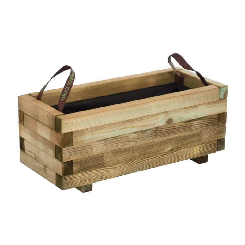 Bac à fleurs Baroque en Pin traité autoclave 3 - L