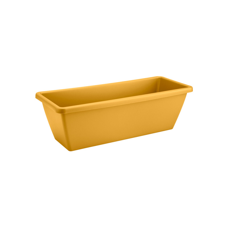 Jardinière Barcelona 50 jaune miel - 50x19x16cm