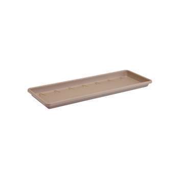 Soucoupe pour balconnière Barcelona L. 50 cm taupe