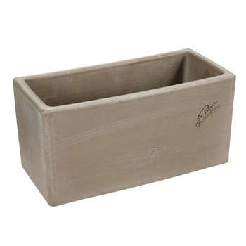 Jardinière contemporaine en terre cuite grise - 29