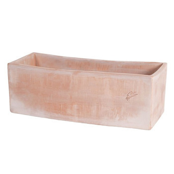Jardinière contemporaine en terre cuite - 21x13x12