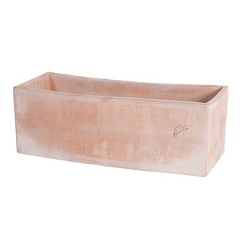 Jardinière contemporaine en terre cuite - 29x14x14