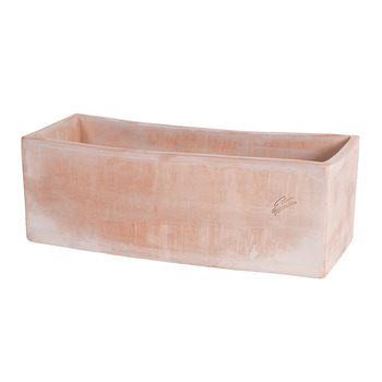 Jardinière contemporaine en terre cuite - 50x20x19