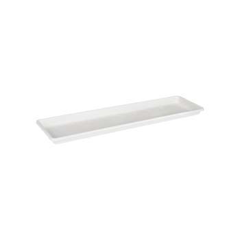 Soucoupe balconnière XL : L.60cm, blanc