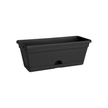 Jardinière green basicsen plastique noir - 29,8x11