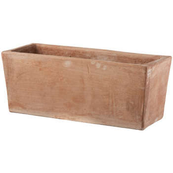 Balconnière moderne terre-cuite L. 60 cm