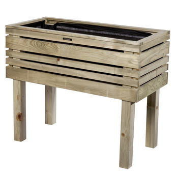 Jardinière en bois - 100x50x80 cm