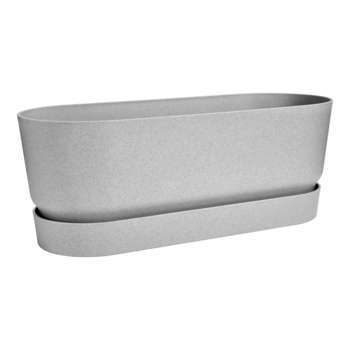 Jardinière Greenville living ciment - L.50 cm