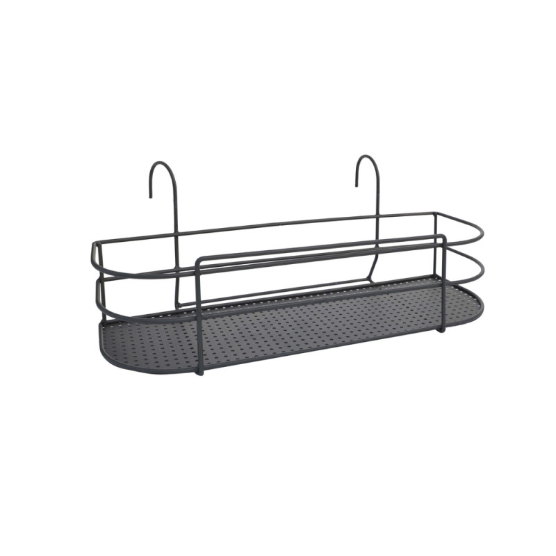 Support de plantes design anthracite - 60x24,5x20c