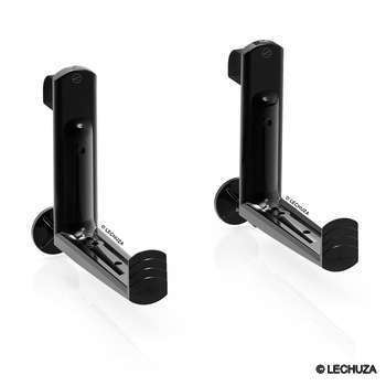 Supports pour balconnière x2 en polypropylène, noi