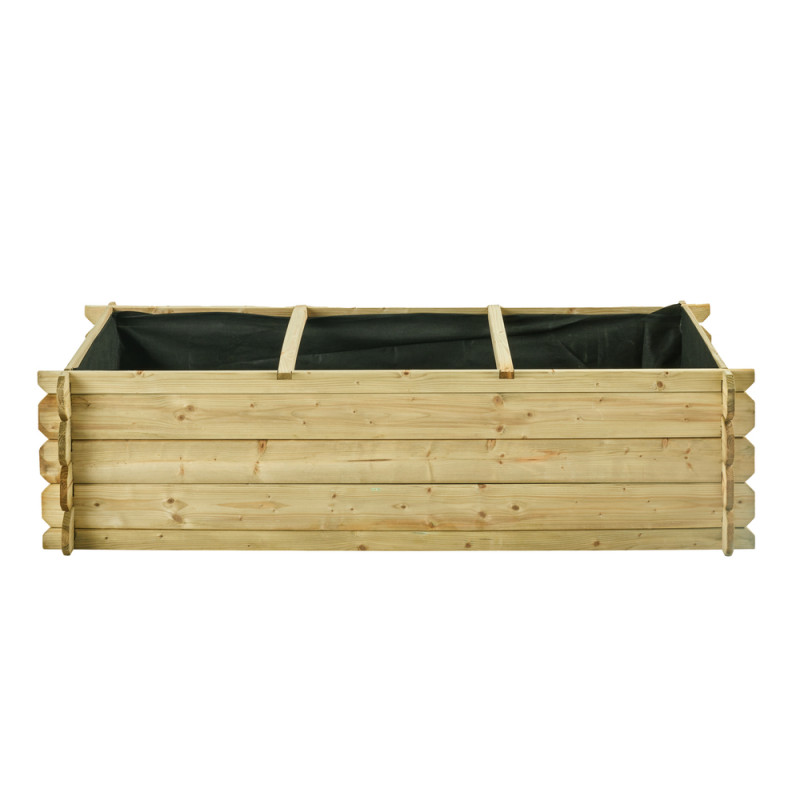 Carre potager sol Basil - 210L L140xl60xH36cm