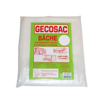Bache armée : translucide polyethylene 160 g/m² 4