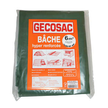 Bache armée : hyper renforcée polypropylene tissee