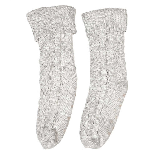 Chaussettes Sherpa, lainage tressé