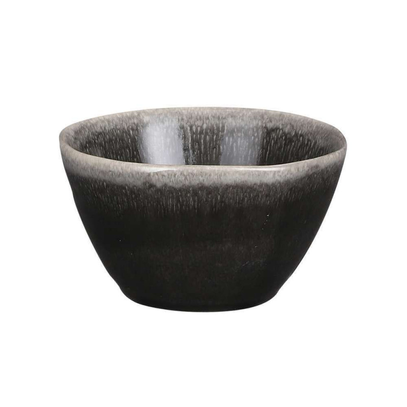 Bol en grès noir Tabo - H. 5xD. 11cm